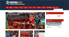 Desktop Screenshot of footballsun.com